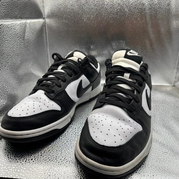 Size 11 Nike Dunk Low Retro Mens White Black Panda Athletic Sneaker DD1391-100 - Picture 5 of 11